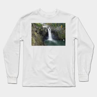 Snoqualmie Falls in Autumn Long Sleeve T-Shirt